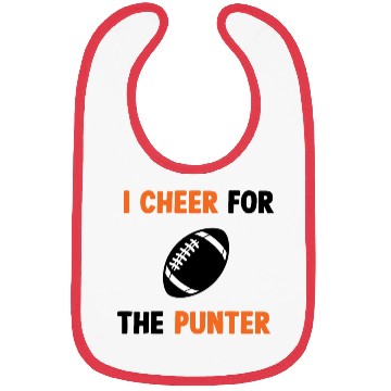 Discover i cheer for the punter Bibs