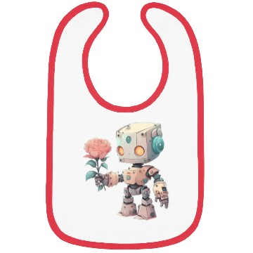 Discover Romantic Robot Gives Away Rose Bibs