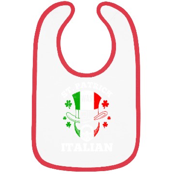 Discover St Patrick was Italian St Patrick's Day Ireland Bibs