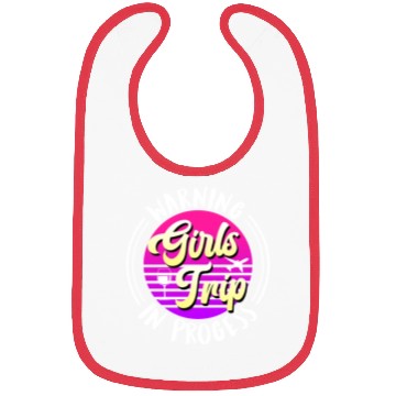 Discover Warning girls trip in progress Spring Break Bibs