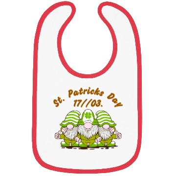 Discover Happy St. Patrick's Day Leprechauns Bibs