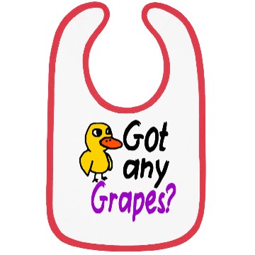 Discover The Duck Song Got Any Grapes 15 Bibs