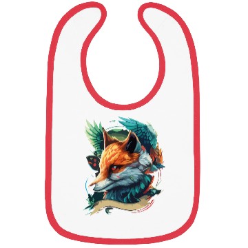 Discover fox head Bibs