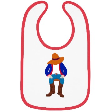 Discover sleeping cowboy Bibs