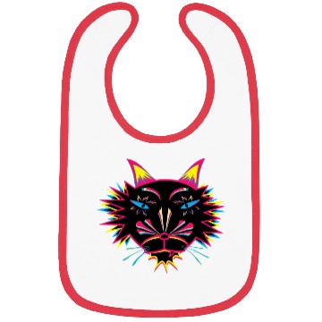 Discover Cat Face Bibs