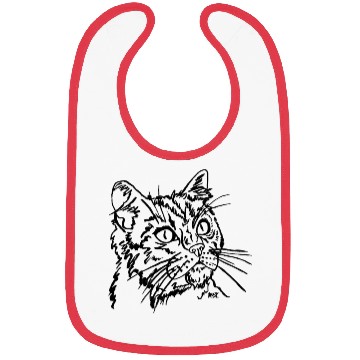 Discover Cat face Bibs