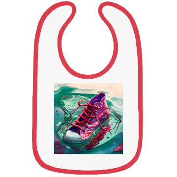 Discover One purple running shoe Bibs