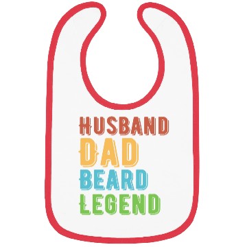 Discover Husband Dad Beard Legend Bibs