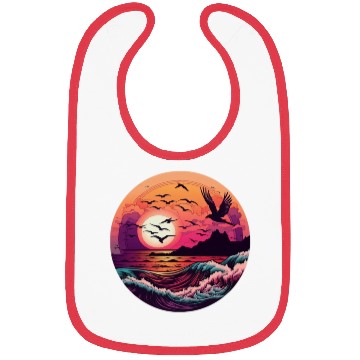 Discover Beautiful Sunset Bibs