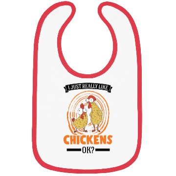 Discover I Just Really Like Chickens Farmer Bibs