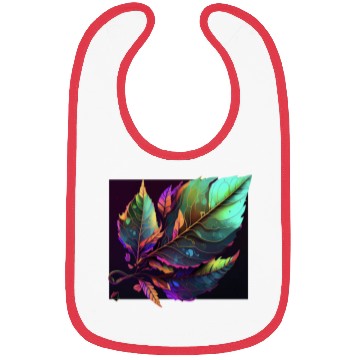 Discover Vibrant Leaf Synthwave Bibs