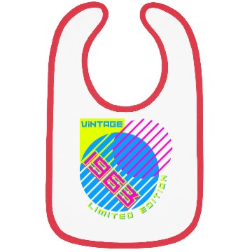 Discover 60th Birthday Vintage 1963 Bibs