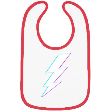 Discover Lightning Bolt Vaporwave Storm Lightning Bibs
