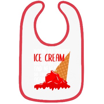 Discover Ice Cream Lover Bibs