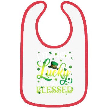 Discover I’m Not Lucky I’m Blessed Saint Patrick Day Bibs