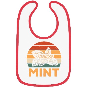 Discover Retro Mint Design Bibs
