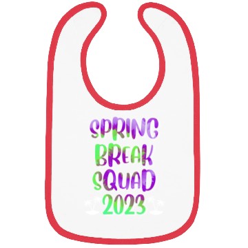 Discover Spring Break Squad Summer Vacation Spring Break Bibs