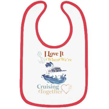 Discover Cruising Together Cruise Vacation Spring Break Bibs