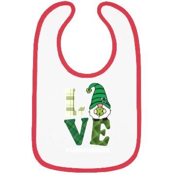 Discover Love Caregiver Life St. Patrick's Day Bibs