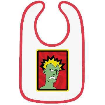 Discover Punk guy - I'm Not Angry, This Is Just My Face Bibs