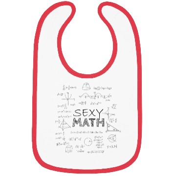 Discover Sexy Math Teacher Mathematics Gift Chalkboard Bibs