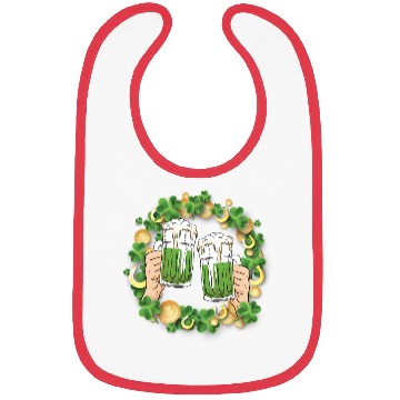 Discover St. Patrick's Day Irish Green Beer, Wine Cups Bibs