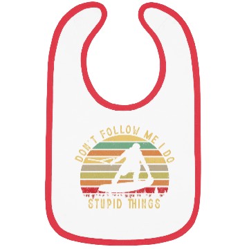 Discover Wake Boarding, Don't follow me I do stupid things Bibs