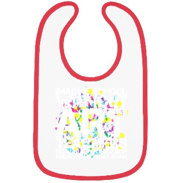 Discover School Art Teacher Bibs