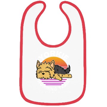 Discover Funny Yorkie Running Team Bibs