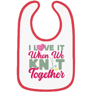 Discover Knitting Knitter Friends Besties Bibs