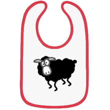 Discover black sheep looking Bibs