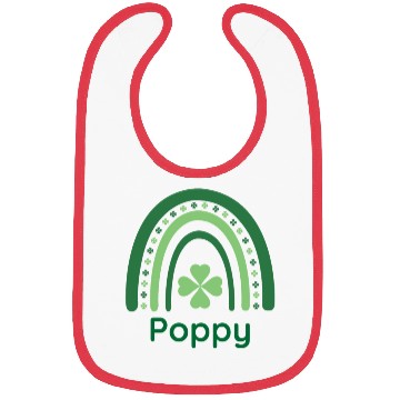 Discover Poppy Clover Charm Boho Rainbow Bibs