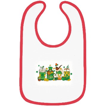 Discover St Patricks Day with Gnome Coffee Lover Bibs