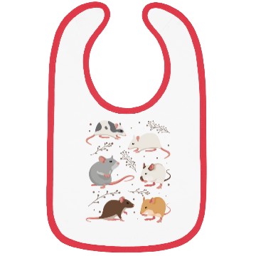 Discover Cute Rats Nature Pet Bibs