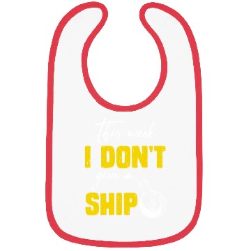 Discover I don't give a ship cruise vacation spring break Bibs