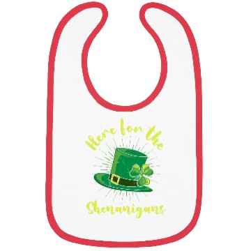 Discover St Patrick's Day Here for the Shenanigans Bibs