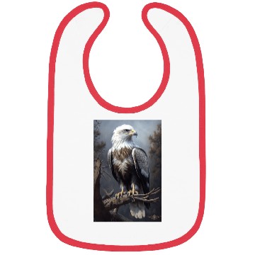 Discover Majestic White-Headed Eagle in the Wild Bibs
