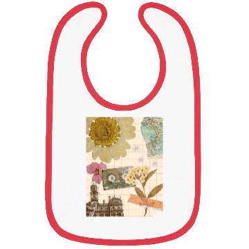 Discover Vintage flower architecture aesthetic collage Bibs