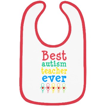 Discover Autism Teacher Gift Bibs