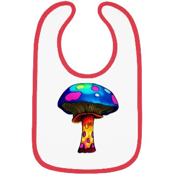 Discover Trippy Psychedelic Rave Trip Mushrooms Goa Bibs