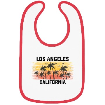 Discover Los Angeles California Summer Retro VIntage Bibs