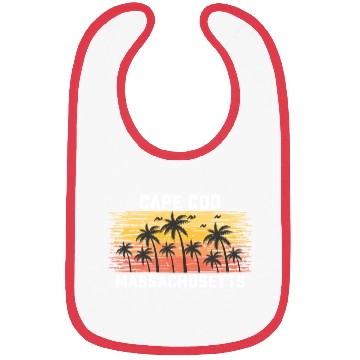 Discover Cape Cod Massachusetts Summer Retro VIntage Bibs