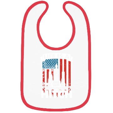 Discover Oilfield Oil Drilling Us Flag Bibs