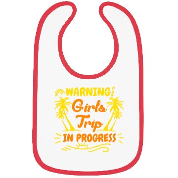 Discover Attention girls trip in progress Spring Break Bibs