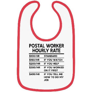 Discover Postal Worker Hourly Rate Bibs