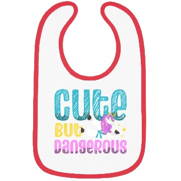 Discover Cute But Dangerous Karate Coach Unicorn Lover Bibs