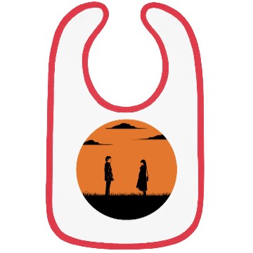 Discover Love or parting in the full moon Bibs