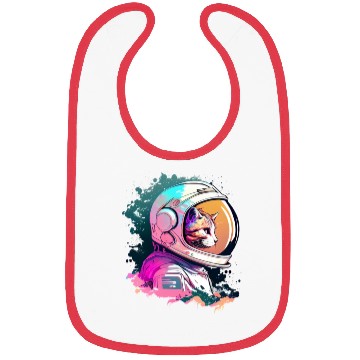 Discover Aesthetic Vaporwave Space Cat 80s 90s Astronaut Bibs