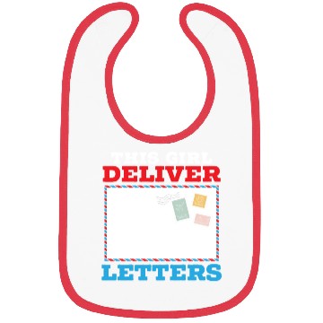 Discover Postal Worker Mail Lady Delivery Mail Escort Bibs