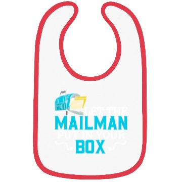 Discover Postal Worker Mailman Delivery Mail Escort Bibs
